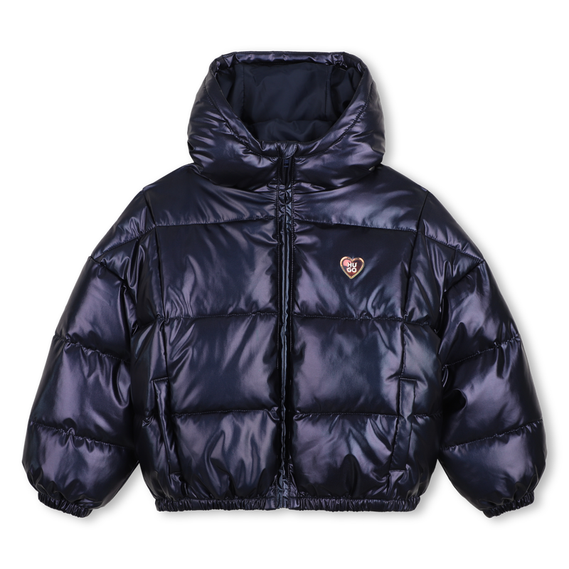 Chaqueta acolchada con capucha HUGO 
                        NI&Ntilde;A