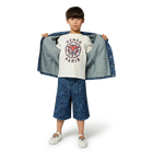 Cazadora vaquera estampada KENZO KIDS 
                    UNISEXO