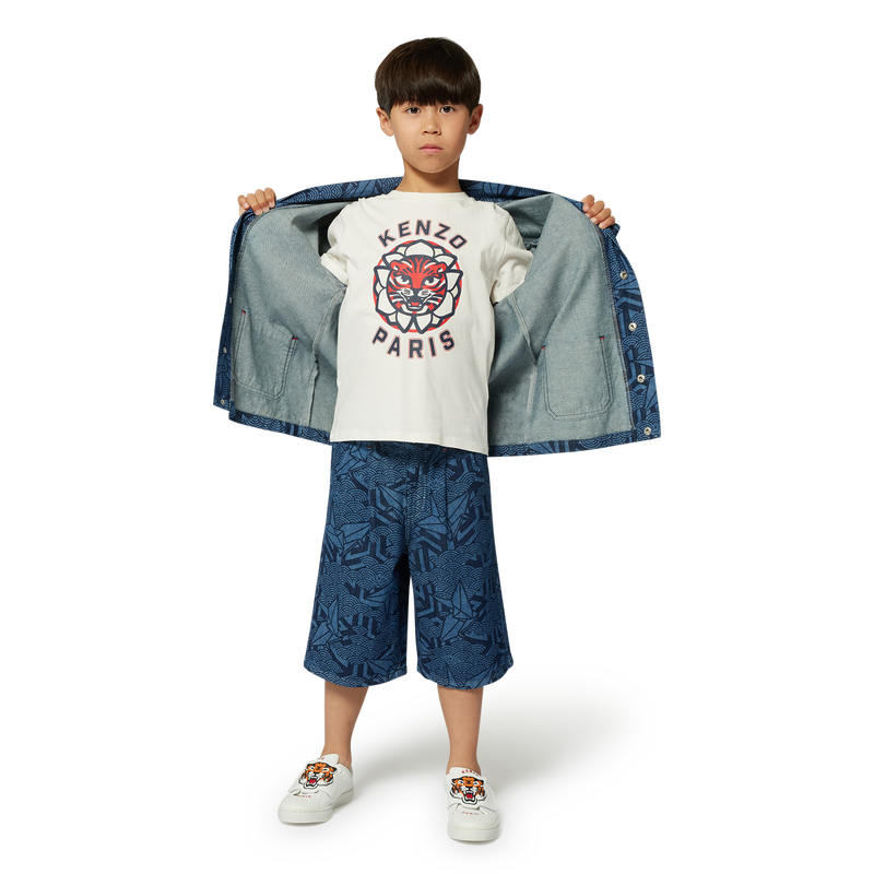 Cazadora vaquera estampada KENZO KIDS 
                        UNISEXO