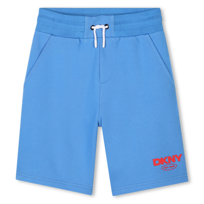 Bermudas de mulet&oacute;n de algod&oacute;n DKNY NI&Ntilde;O