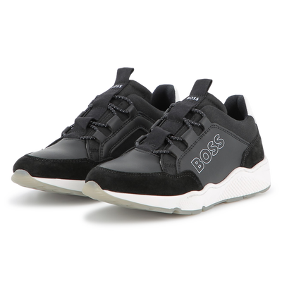 Zapatillas de imitación y lona BOSS NIÑO