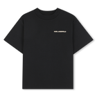 Camiseta de punto de algod&oacute;n grueso KARL LAGERFELD KIDS 
                    NI&Ntilde;O