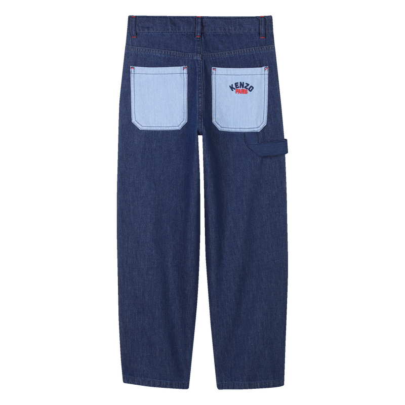 Pantal&oacute;n vaquero con bolsillos KENZO KIDS 
                        NI&Ntilde;O