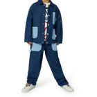 Pantal&oacute;n vaquero con bolsillos KENZO KIDS 
                    NI&Ntilde;O