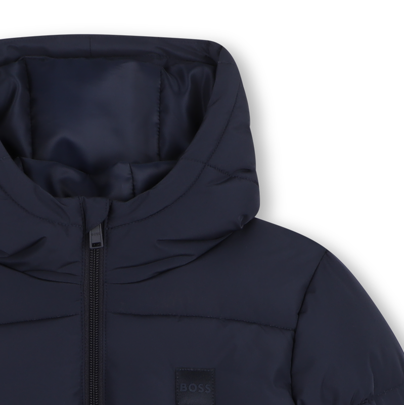 Chaqueta acolchada con capucha BOSS 
                        NI&Ntilde;O