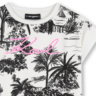 Vestido manga corta KARL LAGERFELD KIDS 
                    NI&Ntilde;A