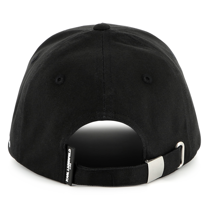 Gorra ajustable de algod&oacute;n KARL LAGERFELD KIDS 
                        NI&Ntilde;A