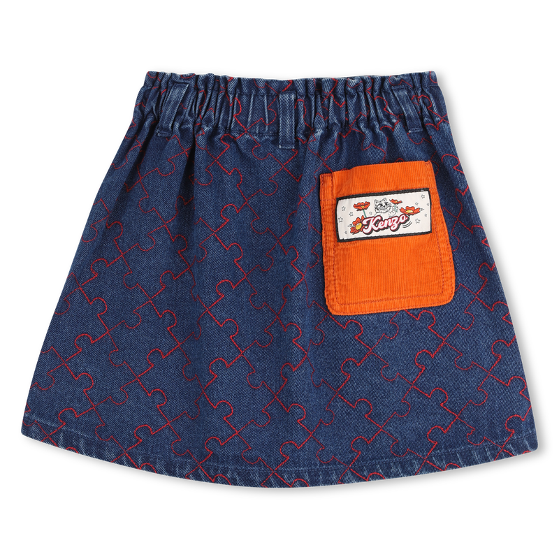 L&aacute;piz de mezclilla KENZO KIDS 
                        NI&Ntilde;A