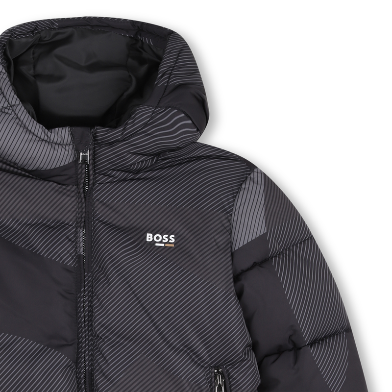 Chaqueta acolchada con capucha BOSS 
                        NI&Ntilde;O
