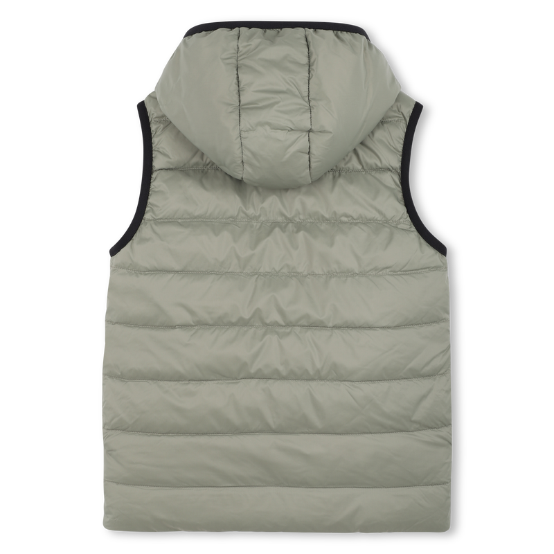 Chaqueta acolchada con capucha efecto flenn BOSS 
                        NI&Ntilde;O