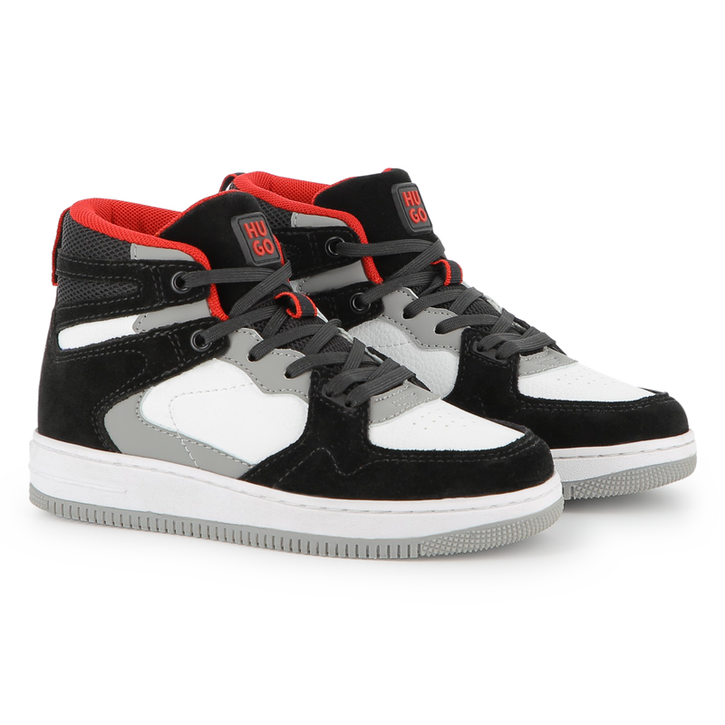 Zapatillas de ca&ntilde;a alta HUGO 
                        NI&Ntilde;O