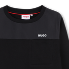 Sudadera de cuello redondo HUGO 
                    NI&Ntilde;O