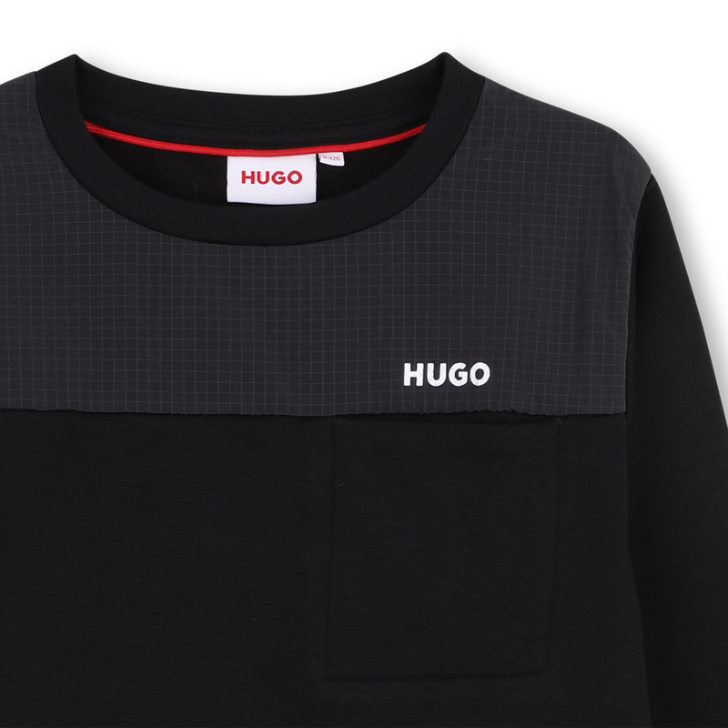 Sudadera de cuello redondo HUGO 
                        NI&Ntilde;O