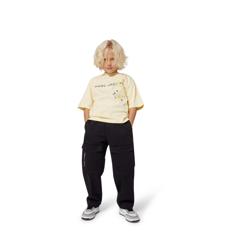 Camiseta de punto de algod&oacute;n MARC JACOBS 
                        NI&Ntilde;O