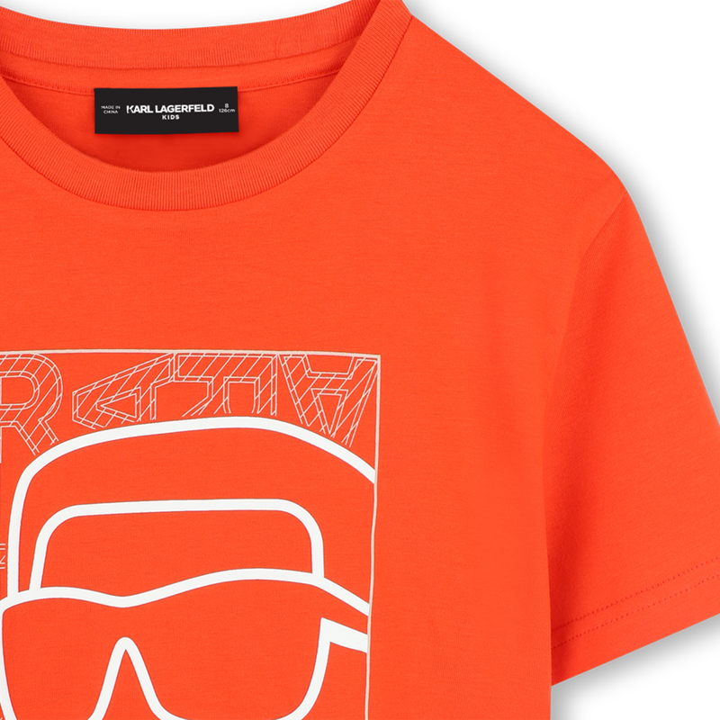 Camiseta con estampado KARL LAGERFELD KIDS 
                        NI&Ntilde;O