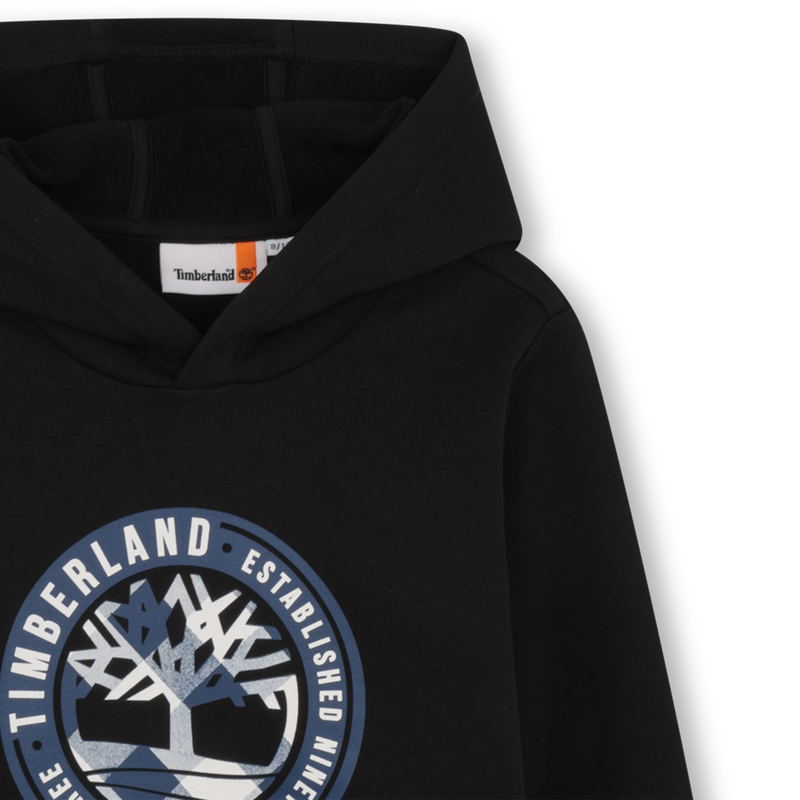SUDADERA CON CAPUCHA TIMBERLAND 
                        NI&Ntilde;O