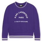 Sudadera con estampado KARL LAGERFELD KIDS 
                    NI&Ntilde;A