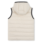 Chaqueta acolchada con capucha efecto flenn BOSS 
                    NI&Ntilde;O