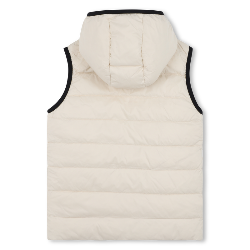 Chaqueta acolchada con capucha efecto flenn BOSS 
                        NI&Ntilde;O