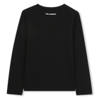 Camiseta de manga larga KARL LAGERFELD KIDS 
                    NI&Ntilde;A
