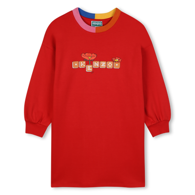 Vestido de manga larga KENZO KIDS NI&Ntilde;A