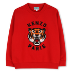 Sudadera de forro polar sin cepillar KENZO KIDS 
                    NI&Ntilde;O