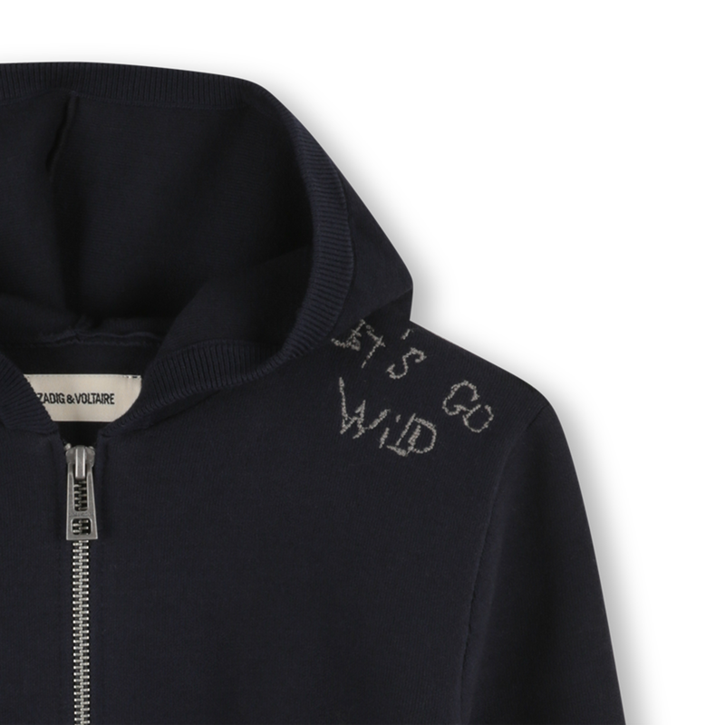 C&aacute;rdigan de punto con capucha ZADIG & VOLTAIRE 
                        NI&Ntilde;O