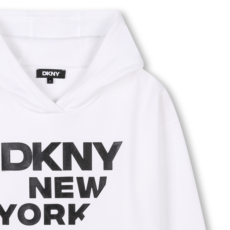 Sudadera estampado con relieve DKNY 
                        UNISEXO