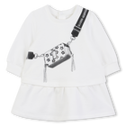 Vestido de felpa de algod&oacute;n MARC JACOBS 
                    UNISEXO