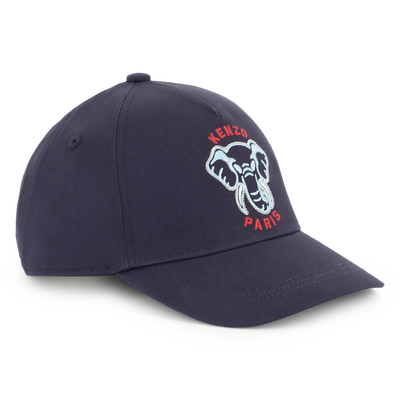 Gorra de algod&oacute;n bordada KENZO KIDS UNISEXO