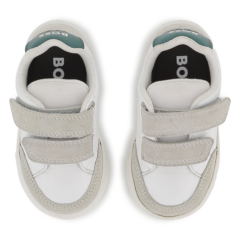 ZAPATILLAS CON RAYAS DE VELCRO BOSS 
                        NI&Ntilde;O