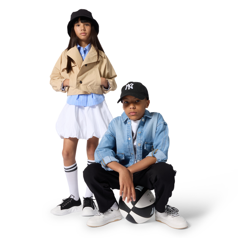 CAMISA DE MANGA CORTA DKNY 
                        NIÑA