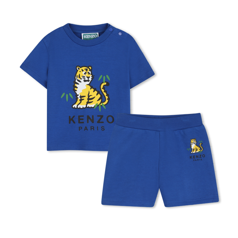 CONJUNTO DE CAMISETA Y BERMUDAS KENZO KIDS 
                        NI&Ntilde;O