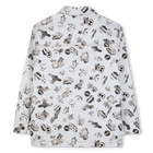 Chaqueta a rayas y estampada MARC JACOBS 
                    NI&Ntilde;O