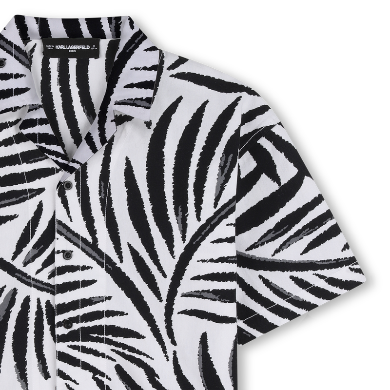 CAMISA DE MANGA CORTA KARL LAGERFELD KIDS 
                        NI&Ntilde;O