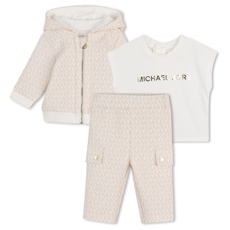 CONJUNTO DE JOGGER MICHAEL KORS 
                        NI&Ntilde;A