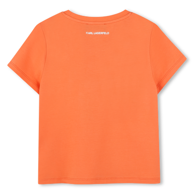 Camiseta con estampado KARL LAGERFELD KIDS NI&Ntilde;A