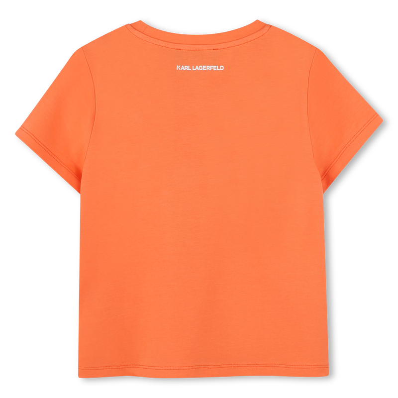Camiseta con estampado KARL LAGERFELD KIDS 
                        NI&Ntilde;A