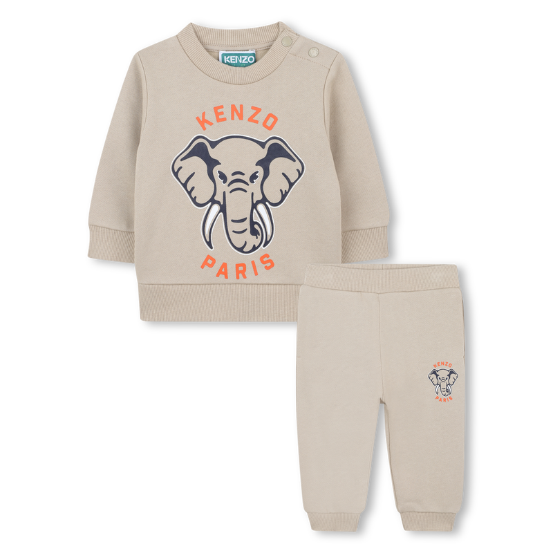 Sudadera y pantal&oacute;n en felpa KENZO KIDS 
                        UNISEXO