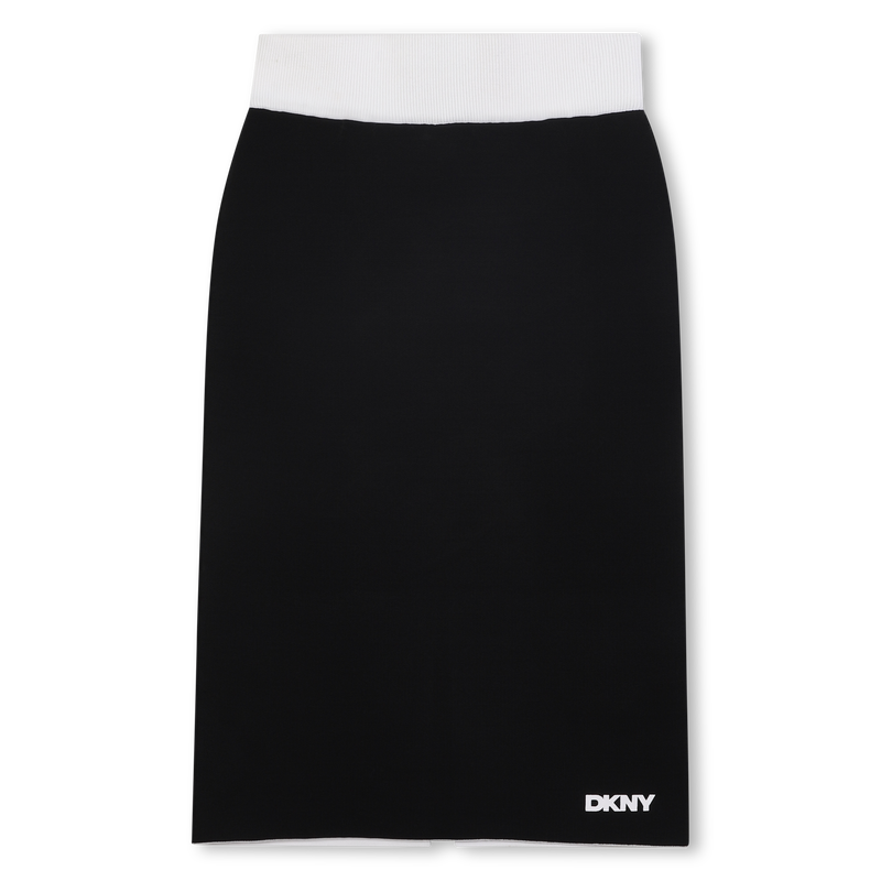 Falda recta reversible DKNY 
                        NI&Ntilde;A