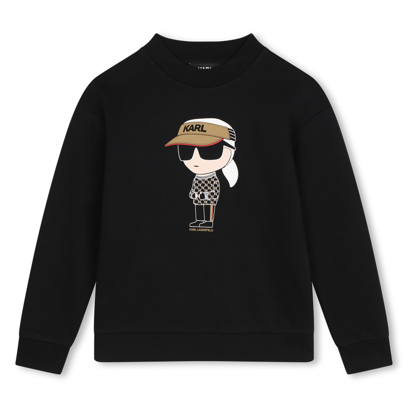 Sudadera de mulet&oacute;n KARL LAGERFELD KIDS 
                        NI&Ntilde;O