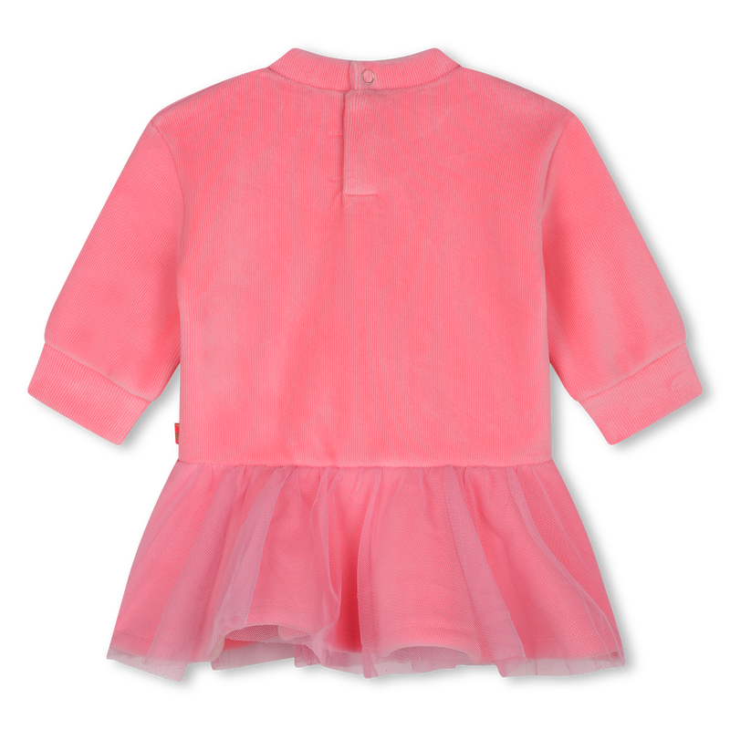 Vestido bimaterial BILLIEBLUSH 
                        NI&Ntilde;A
