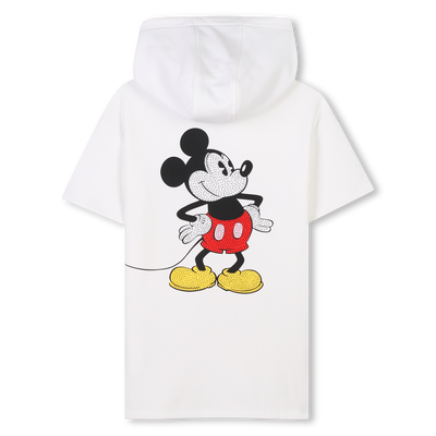 Vestido de algod&oacute;n con capucha MARC JACOBS NI&Ntilde;A