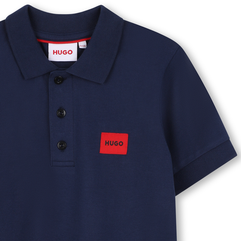 Polo de manga corta HUGO 
                        NI&Ntilde;O