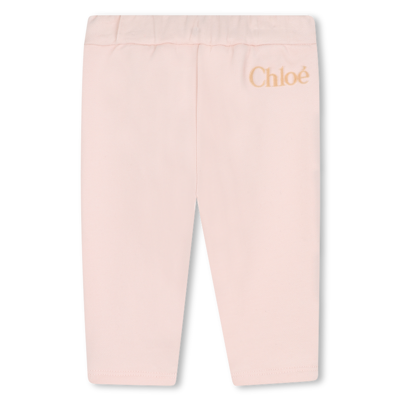 Pantalones de felpa de algod&oacute;n CHLOE 
                        NI&Ntilde;A