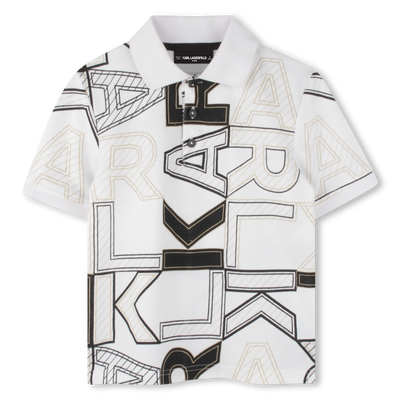 Polo de manga corta KARL LAGERFELD KIDS NI&Ntilde;O