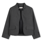 Chaqueta de rayas con cuello de fantas&iacute;a ZADIG & VOLTAIRE 
                    NI&Ntilde;A