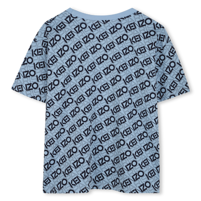 Camiseta de algod&oacute;n estampada KENZO KIDS NI&Ntilde;O