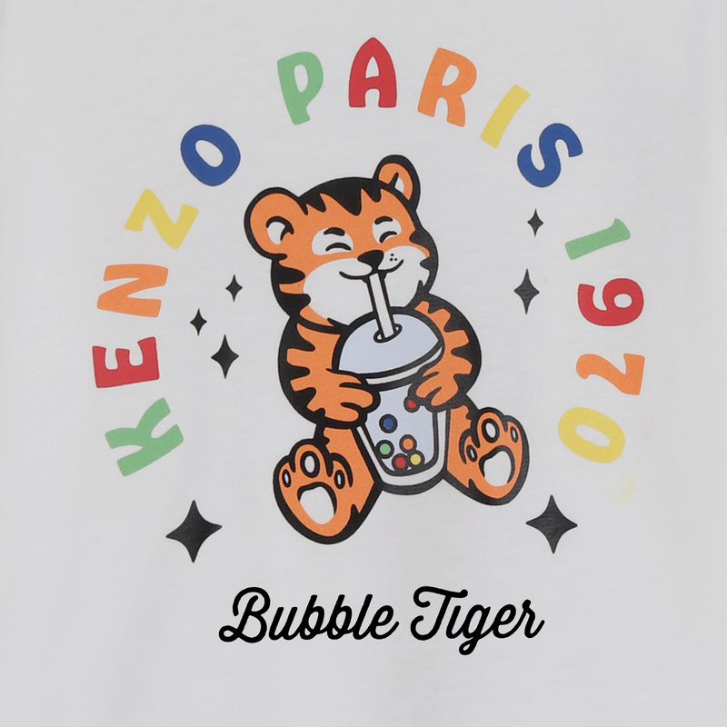 CONJUNTO DE CAMISETA Y PANTAL&Oacute;N CORTO KENZO KIDS 
                        NI&Ntilde;O