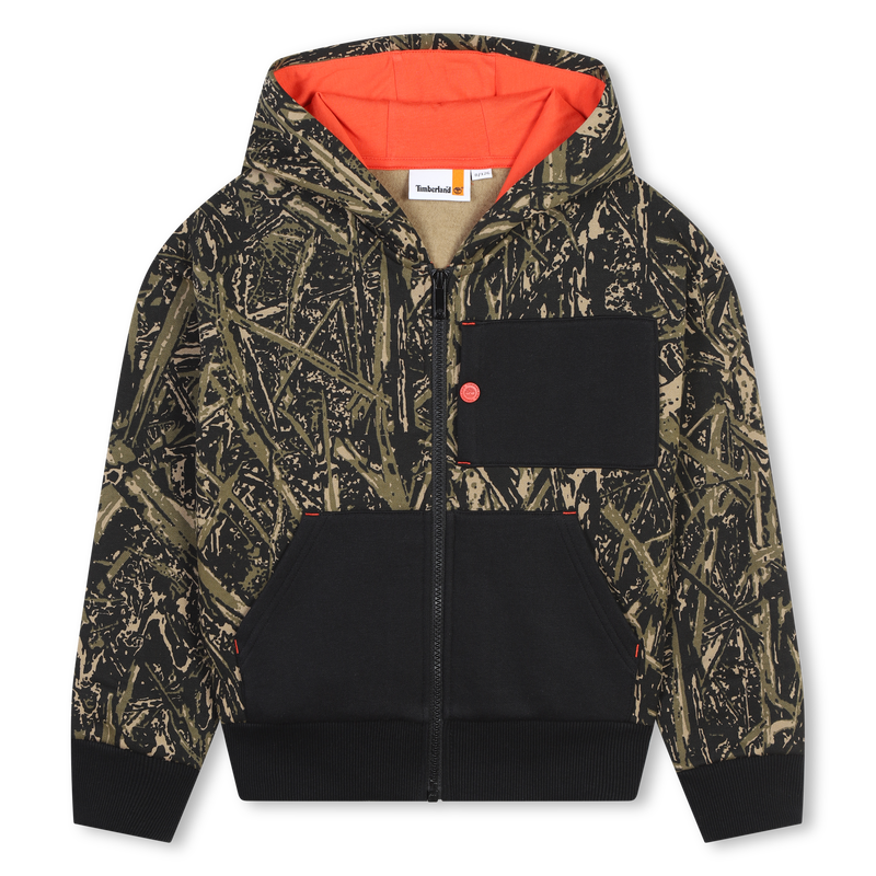 Sudadera mulet&oacute;n con capucha TIMBERLAND 
                        NI&Ntilde;O